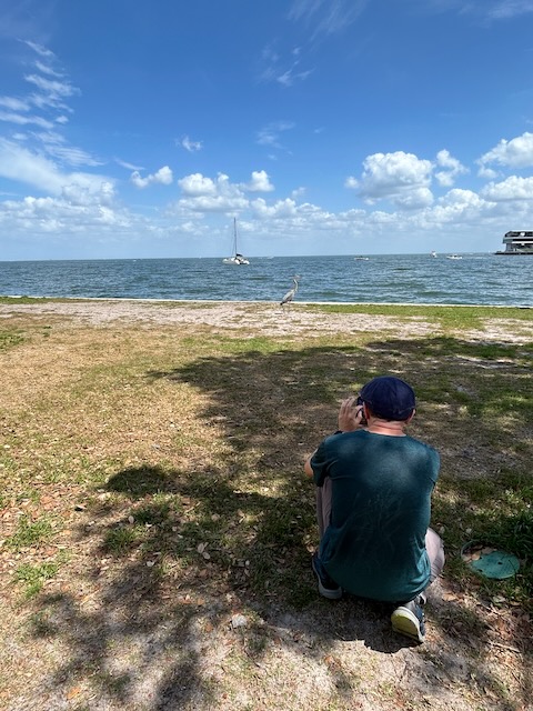 Me taking today's featured photo